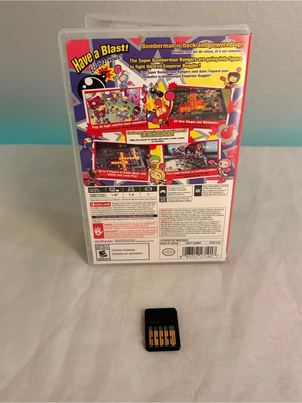Super Bomberman R (Nintendo Switch, 2017) Tested & Works CIB Videogame